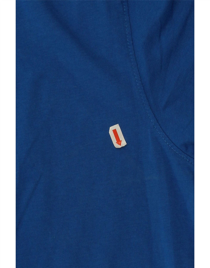 Mountain Warehouse Mens Graphic T-Shirt Top Medium Blue Cotton