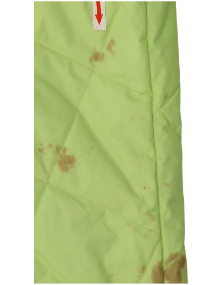 Fila Womens Quilted Jacket IT 44 Medium Green