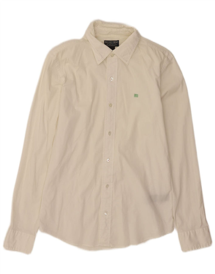 Ralph Lauren Mens Shirt Small White Cotton