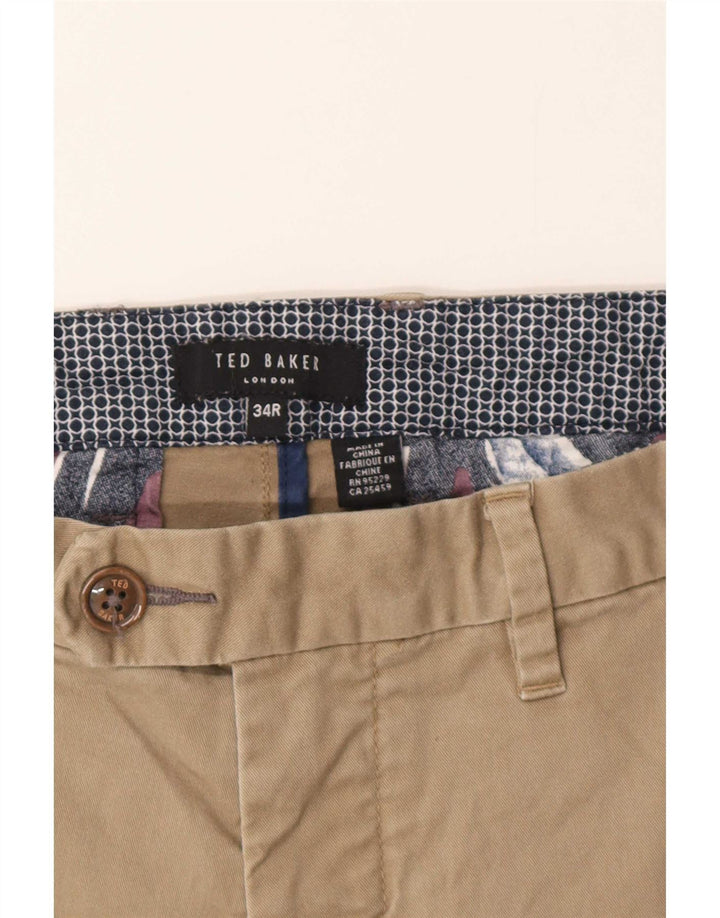 Ted Baker Mens Chino Shorts Large W34 Beige