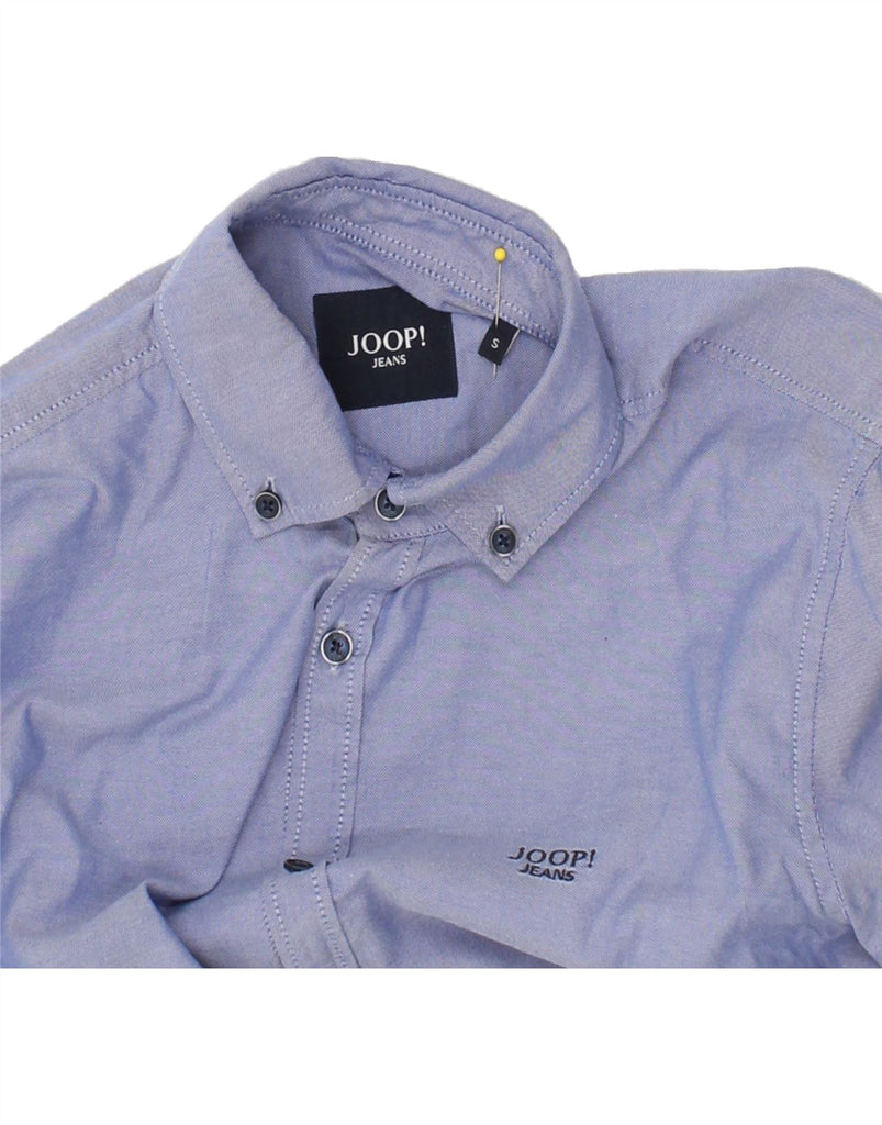 JOOP Mens Shirt Small Blue Cotton Vintage Joop and Second-Hand Joop from Messina Hembry 