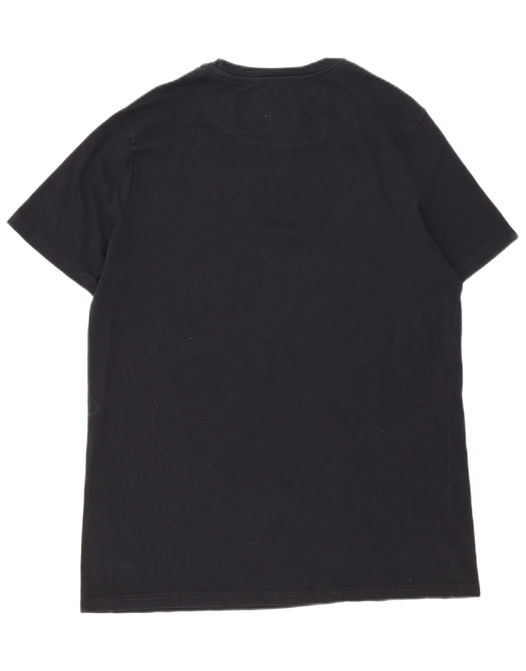 Benetton Mens Peanuts Graphic T-Shirt Top Large Black Cotton
