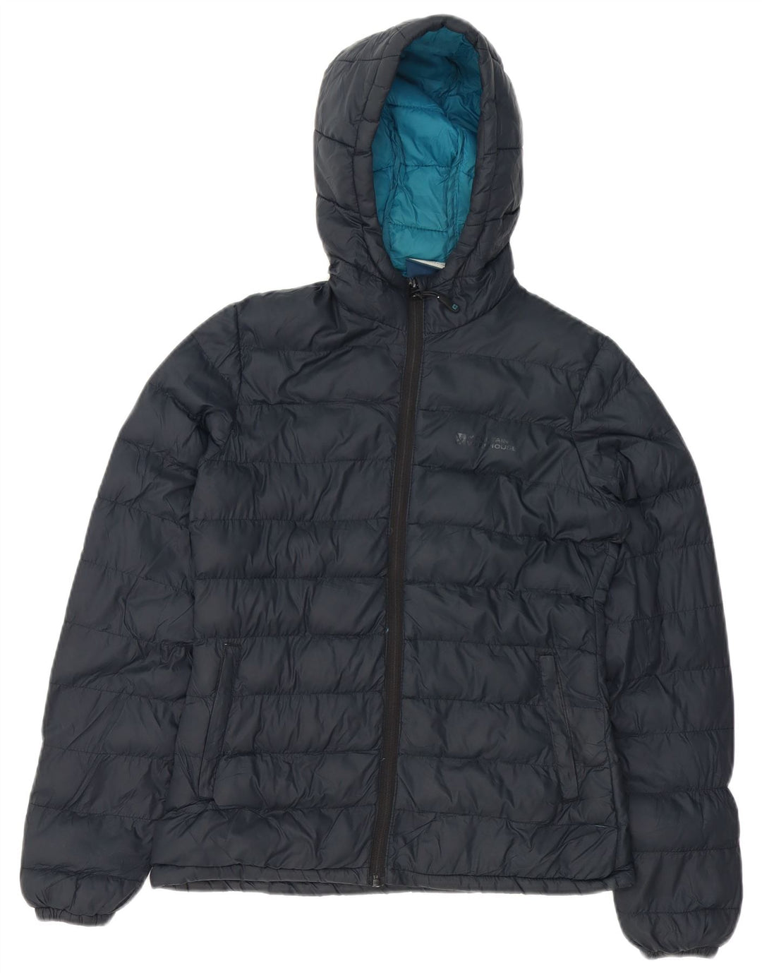 Mountain Warehouse Womens Hooded Padded Jacket UK 8 Samll Black Polyester