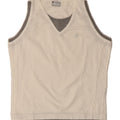 CHAMPION Womens Vest Top UK 12 Medium White Colourblock Cotton Vintage Champion and Second-Hand Champion from Messina Hembry 