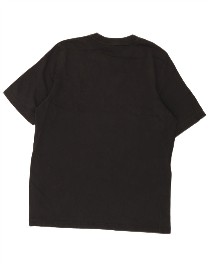 Adidas Mens Regular Fit Graphic T-Shirt Top Small Black Cotton