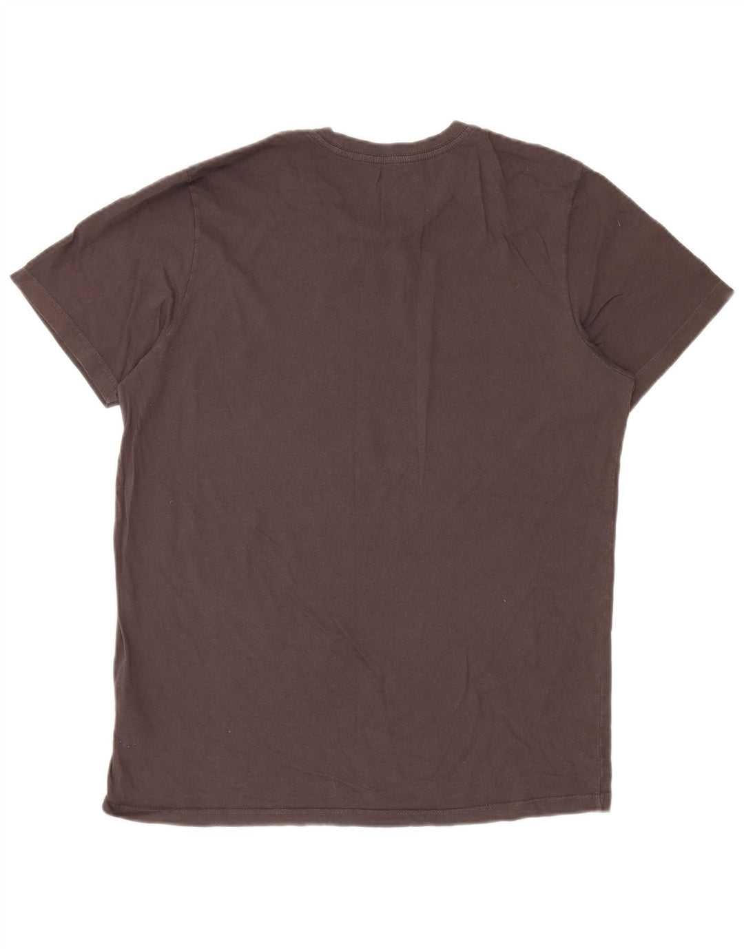 True Religion Mens Graphic T-Shirt Top Large Grey Cotton