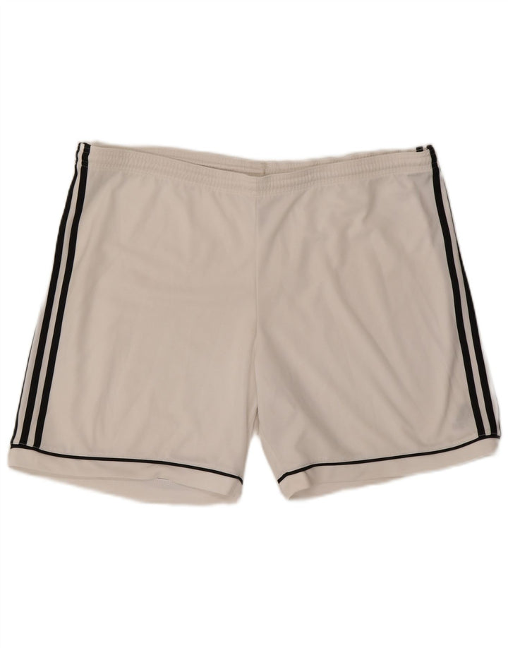 Adidas Mens Climalite Sport Shorts XL  White Polyester