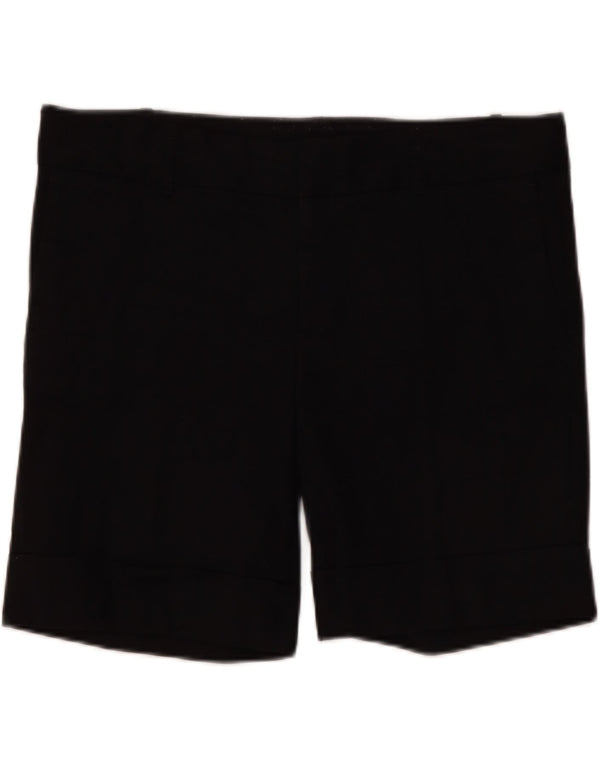 Zara Womens Chino Shorts EU 44 XL W36  Black Cotton
