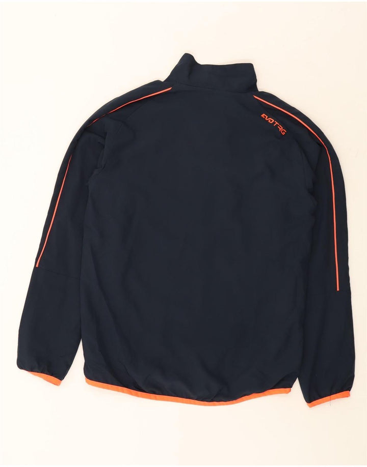 PUMA Mens Tracksuit Top Jacket Small Navy Blue Polyester