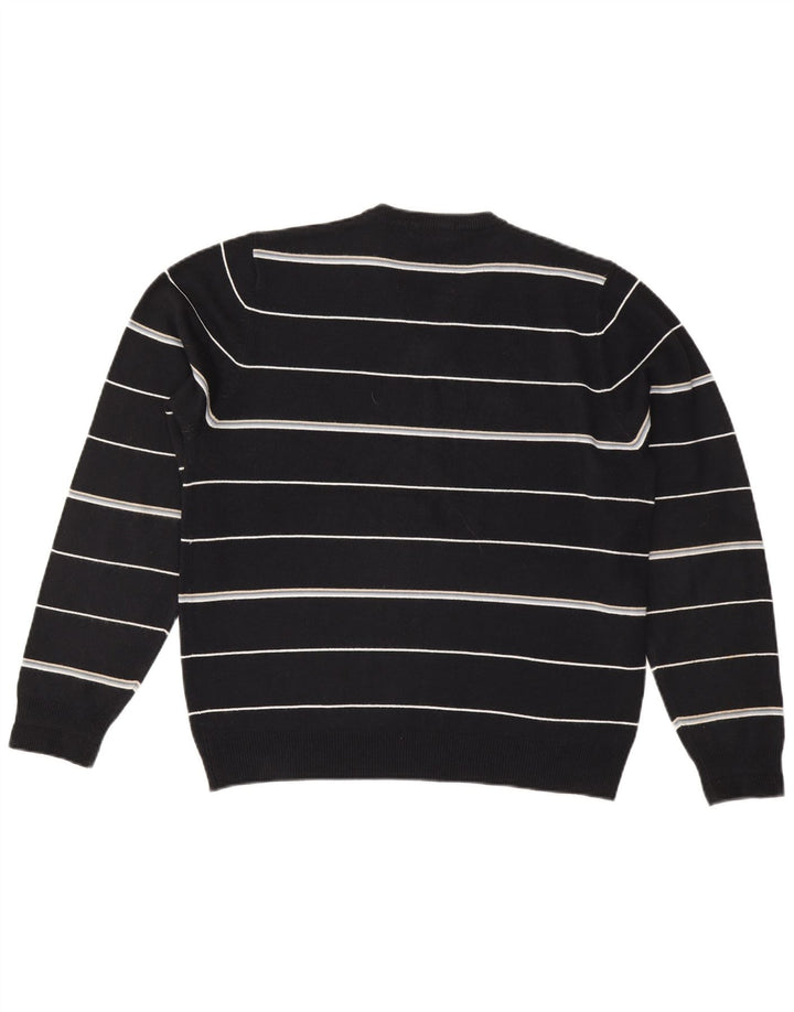 Marks & Spencer Mens Blue Harbour V-Neck Jumper Sweater Medium Navy Blue