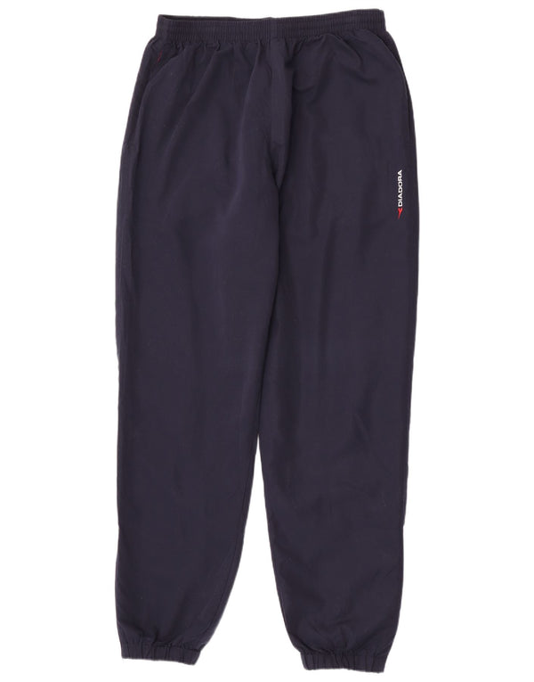 Diadora Mens Tracksuit Trousers Joggers XL Navy Blue Polyester