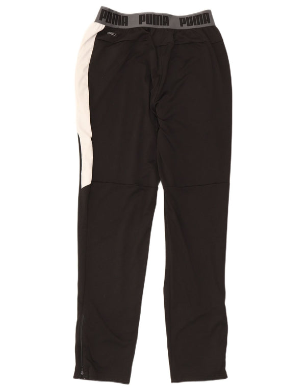 Puma Mens Tracksuit Trousers Medium Black Colourblock Polyester