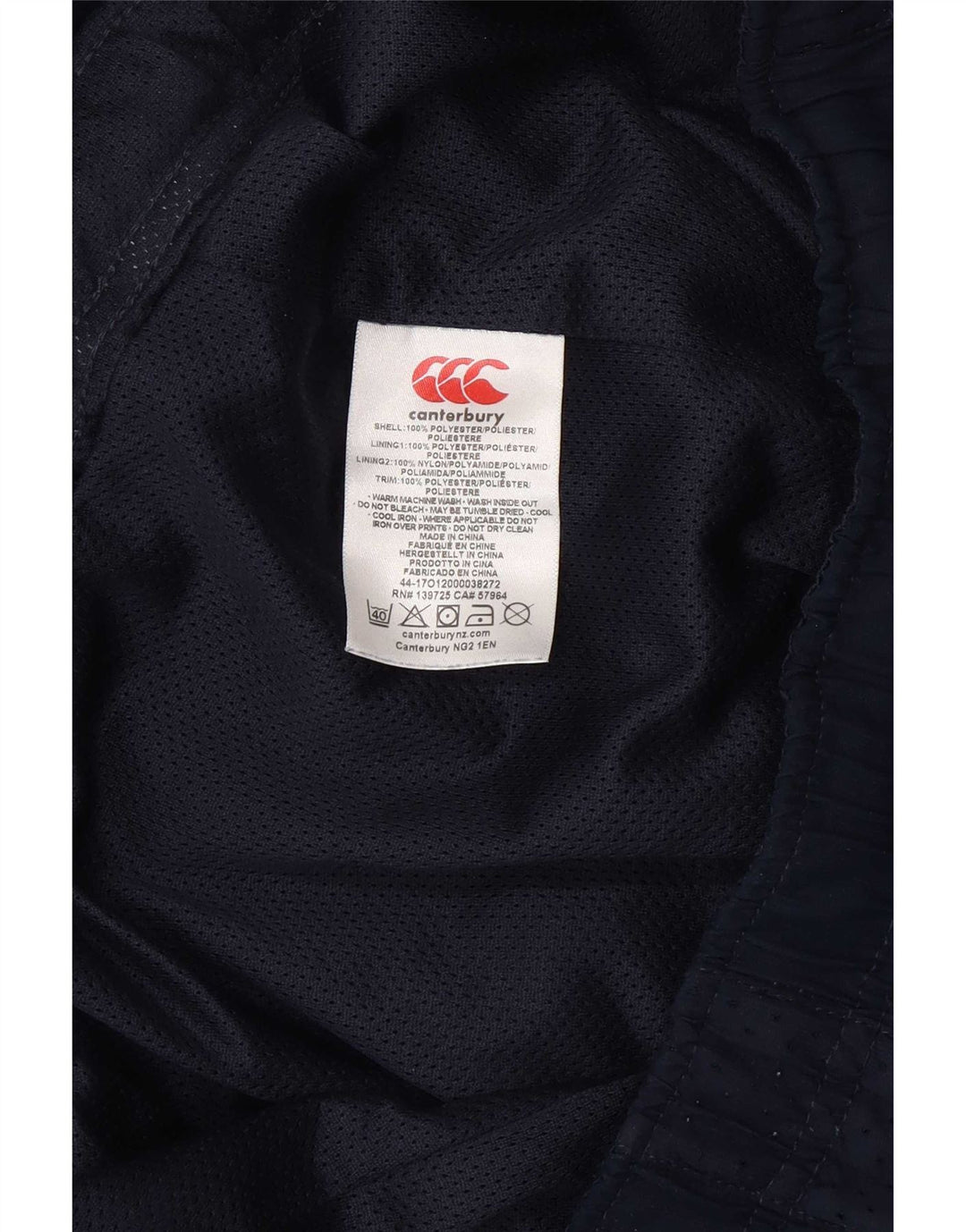Canterbury Mens Tracksuit Trousers XL Navy Blue Polyester
