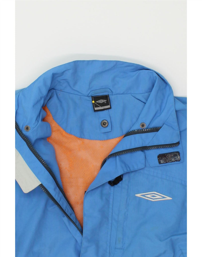 UMBRO Boys Windbreaker Jacket 13-14 Years Blue Polyester | Vintage Umbro | Thrift | Second-Hand Umbro | Used Clothing | Messina Hembry 