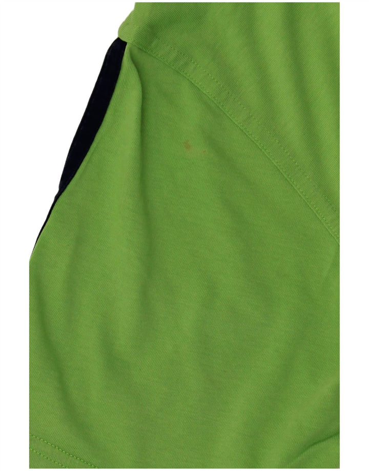 ADIDAS Mens Climalite Graphic T-Shirt Top Medium Green Cotton