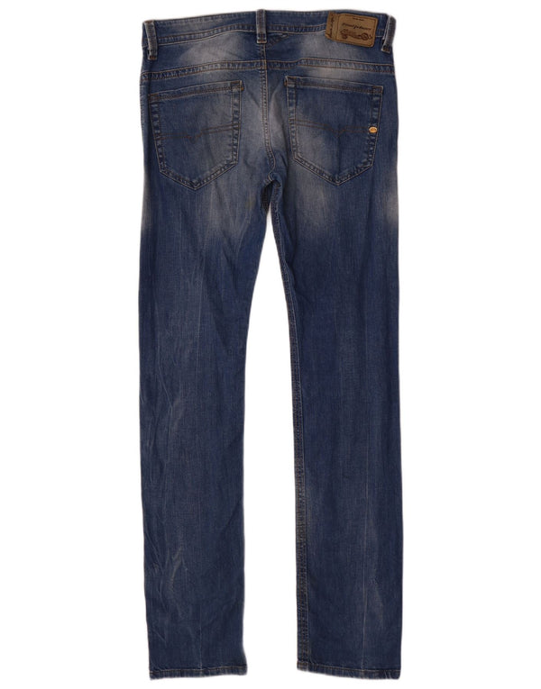 Diesel Mens Slim Jeans W31 L32 Blue Cotton