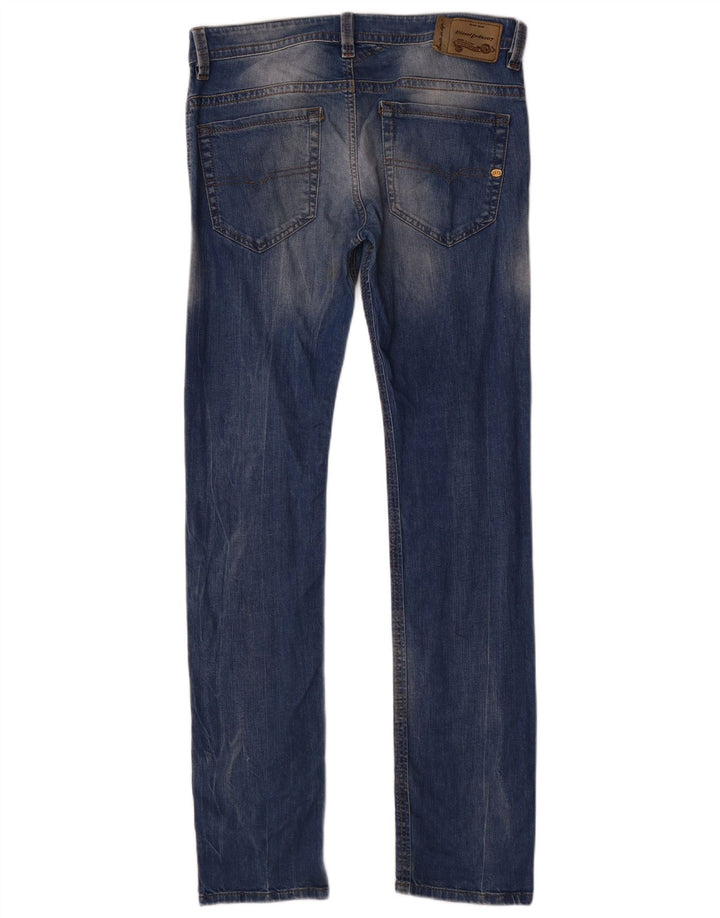 Diesel Mens Slim Jeans W31 L32 Blue Cotton