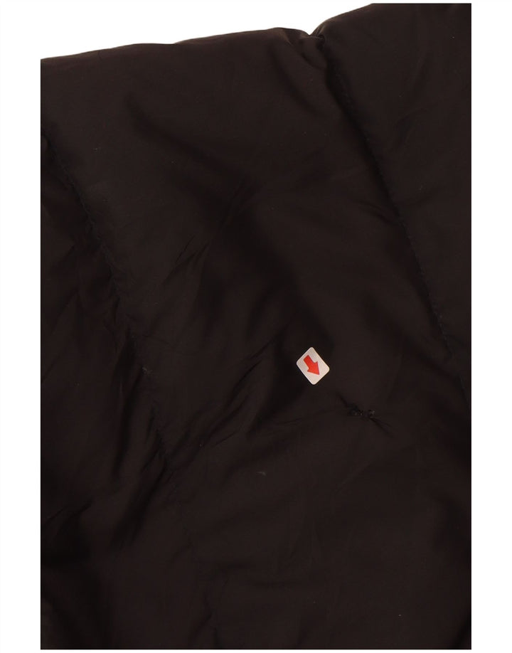 CIESSE PIUMINI Womens Hooded Padded Coat IT 42 Medium Black Polyester