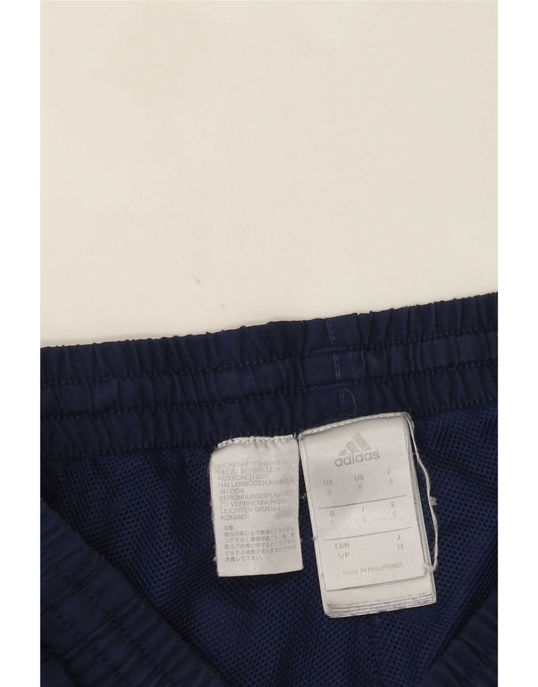 Adidas Mens Tracksuit Trousers Joggers Small  Navy Blue Polyester