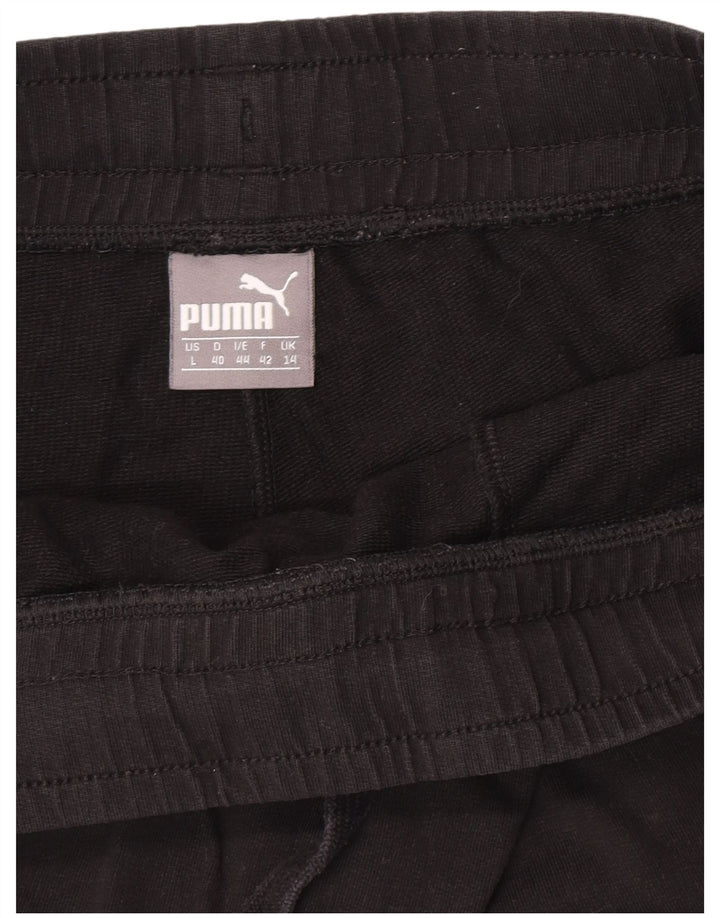 Puma Womens Tracksuit Trousers UK 14 Large  Black