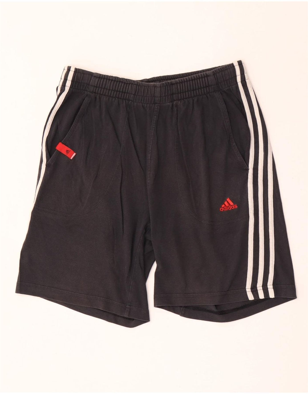 Adidas Mens Sport Shorts Medium  Black Cotton