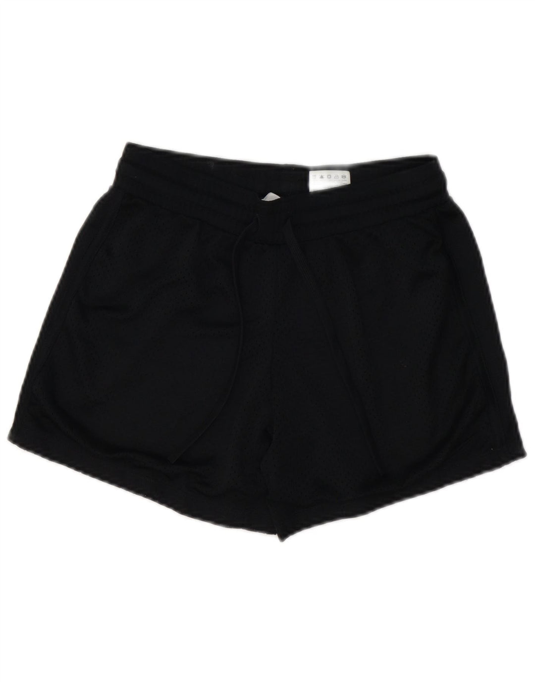 NIKE Womens Dri Fit Sport Shorts UK 6 XS Black Polyester