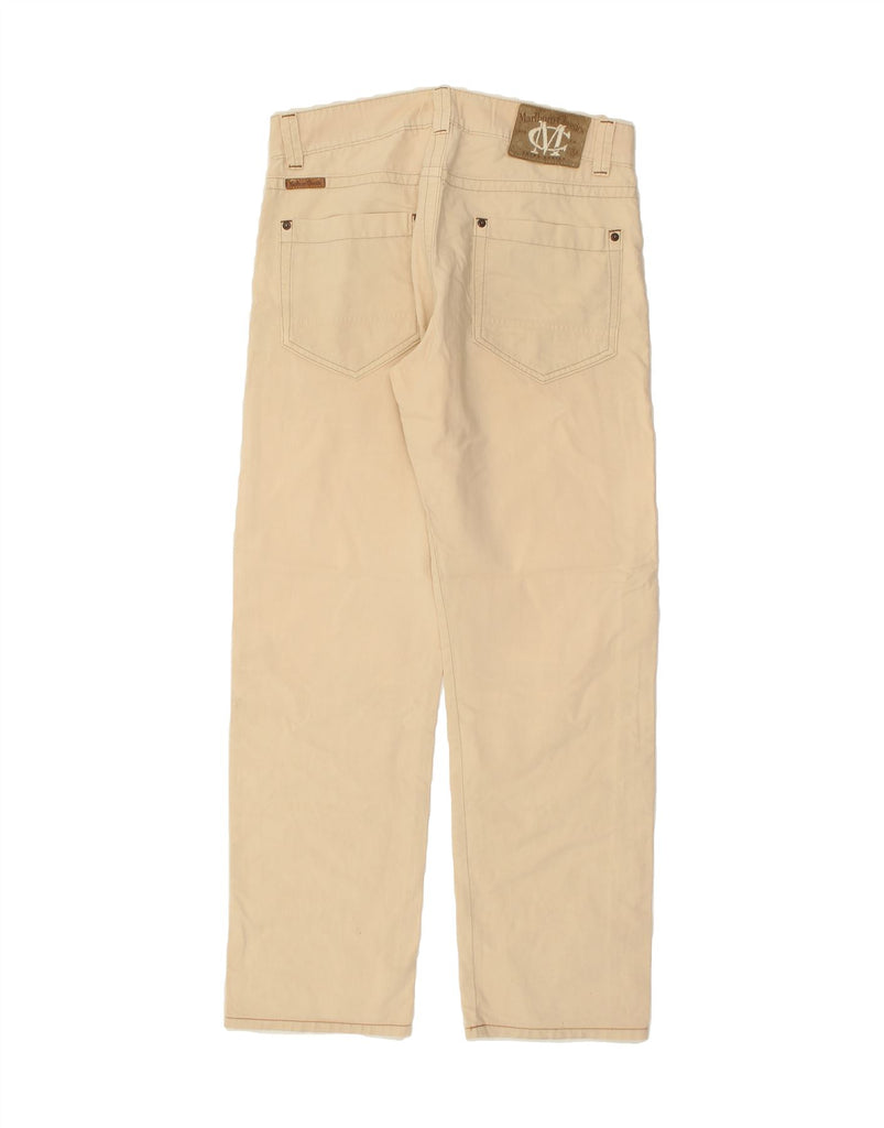 MARLBORO CLASSICS Mens Straight Casual Trousers W33 L31  Beige Cotton | Vintage Marlboro Classics | Thrift | Second-Hand Marlboro Classics | Used Clothing | Messina Hembry 