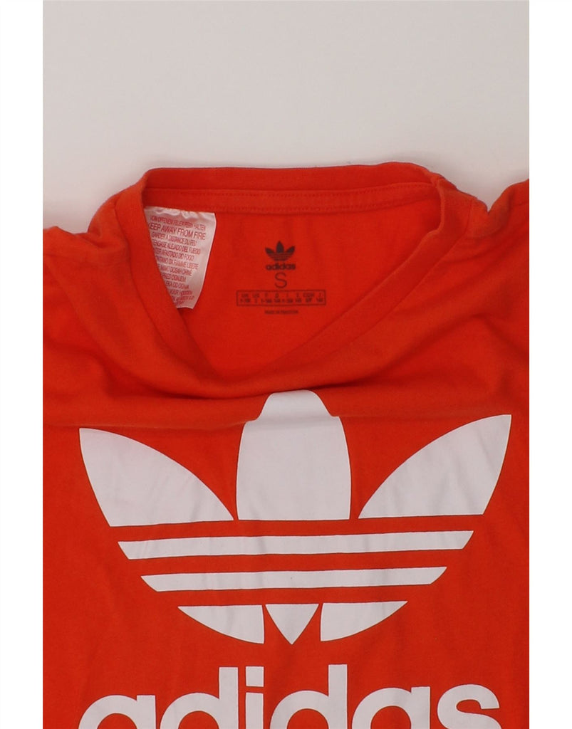 ADIDAS Boys Graphic T-Shirt Top 9-10 Years Small Red Cotton | Vintage Adidas | Thrift | Second-Hand Adidas | Used Clothing | Messina Hembry 