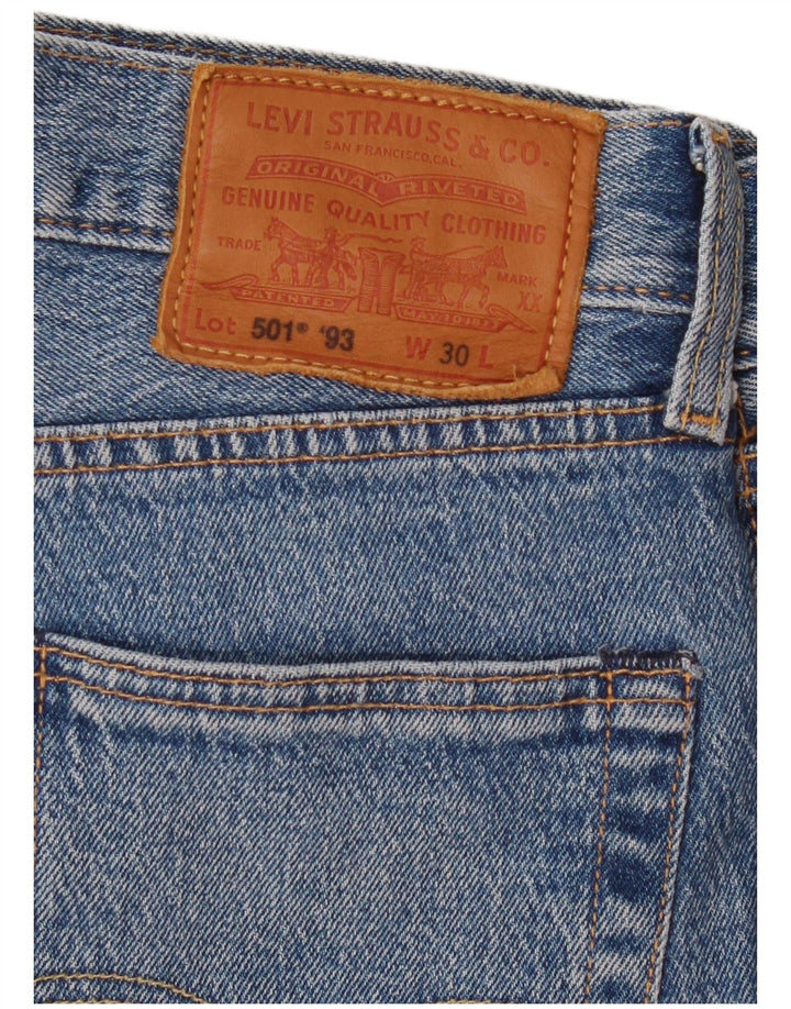 Levi's Mens 501 Denim Shorts W30 Medium Blue Cotton