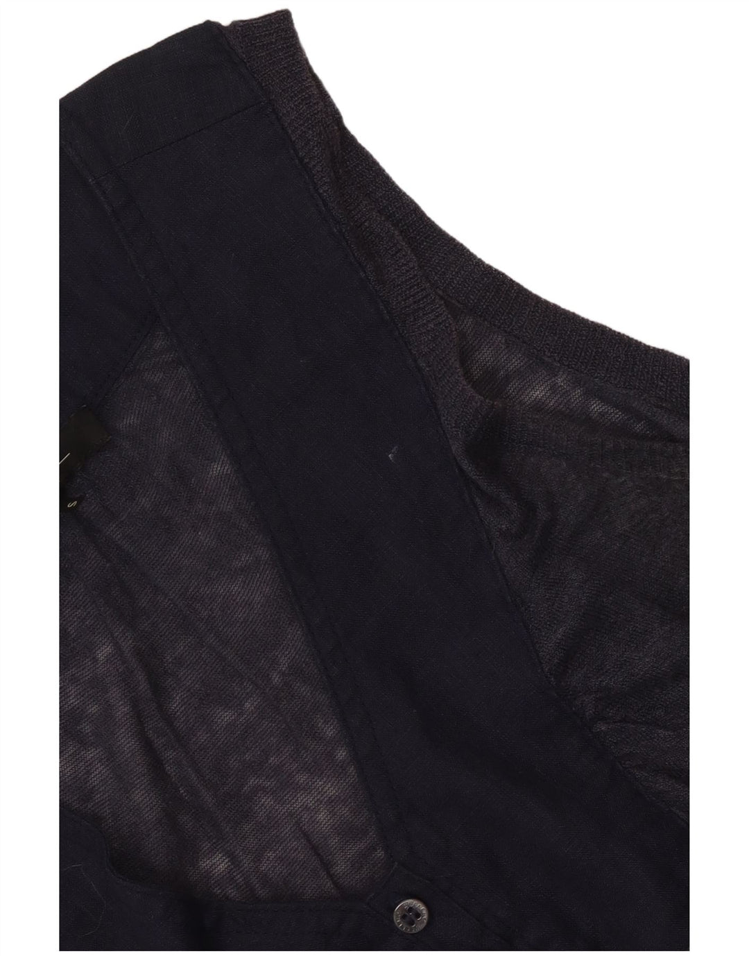 Max Mara Womens Weekend Vest Top UK 8 Small Navy Blue