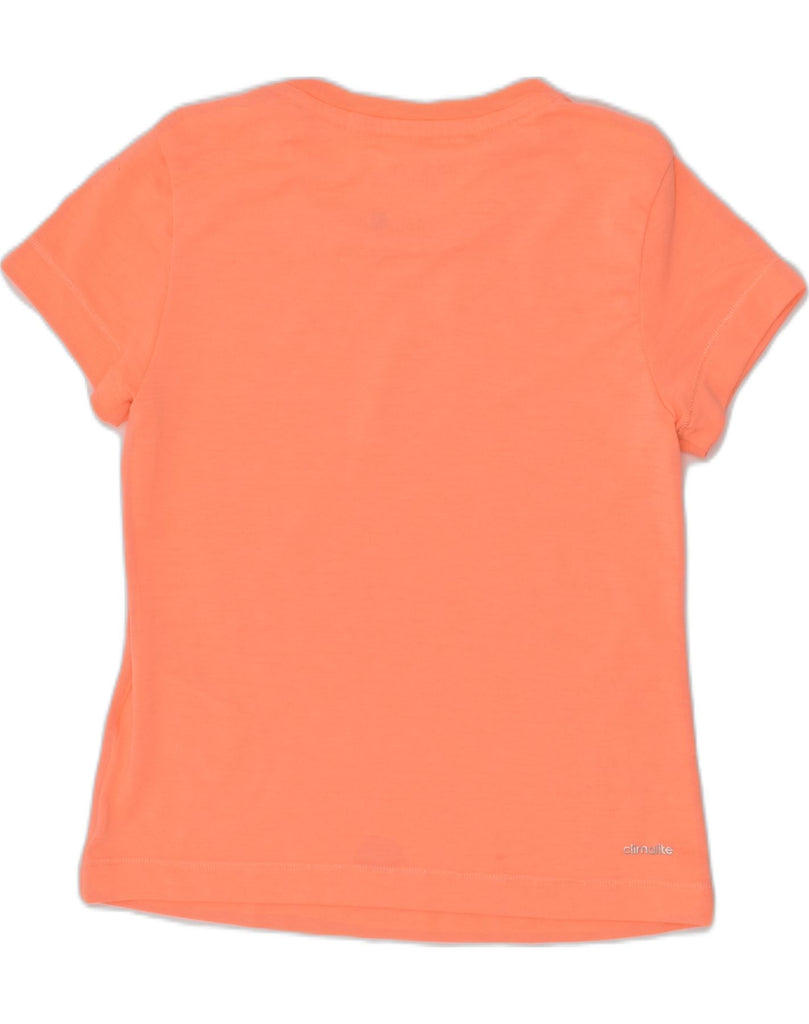 ADIDAS Boys T-Shirt Top 5-6 Years Orange Polyester | Vintage Adidas | Thrift | Second-Hand Adidas | Used Clothing | Messina Hembry 