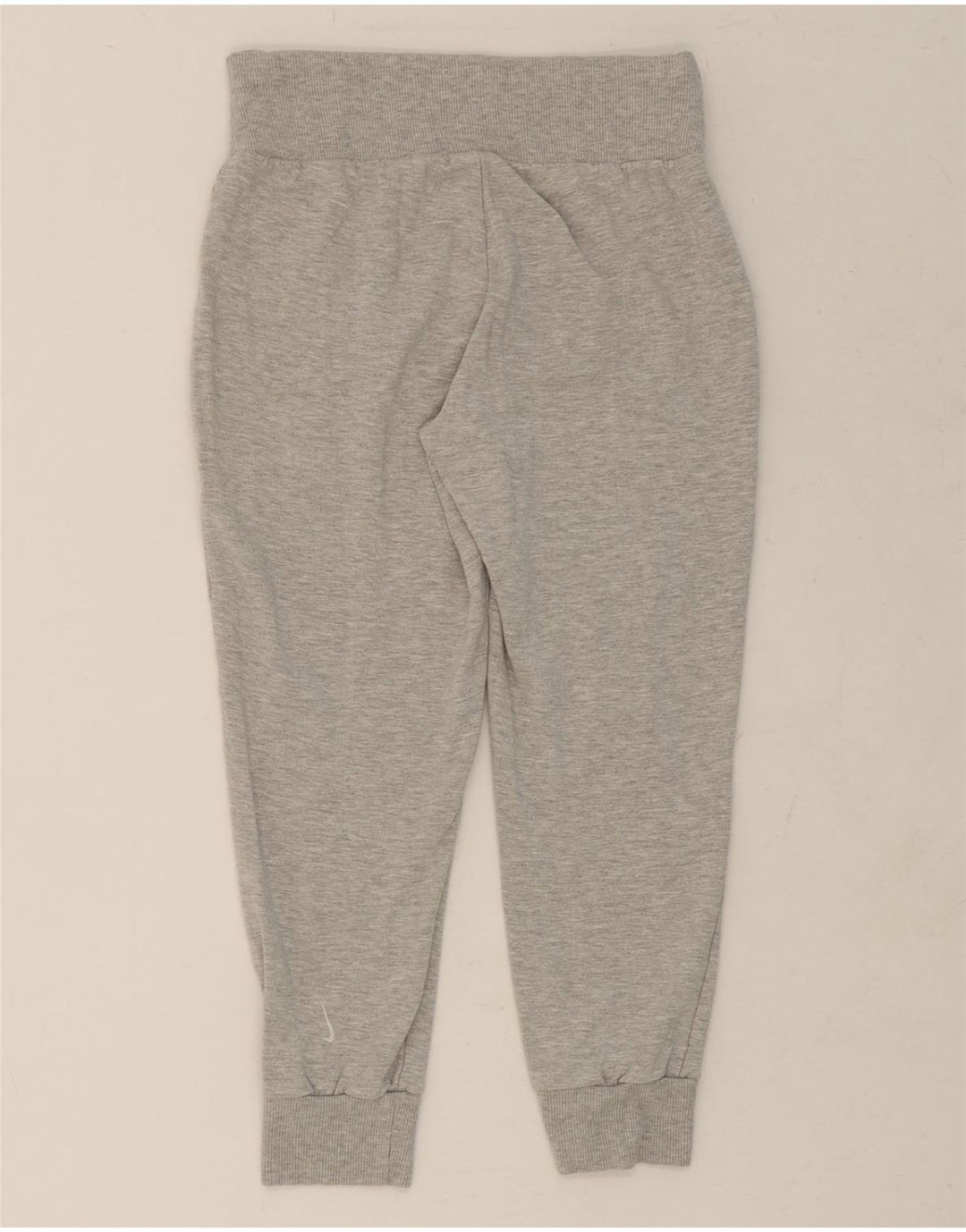 NIKE Womens Dri Fit Tracksuit Trousers Joggers UK 14 Medium Grey Rayon Vintage Nike and Second-Hand Nike from Messina Hembry 
