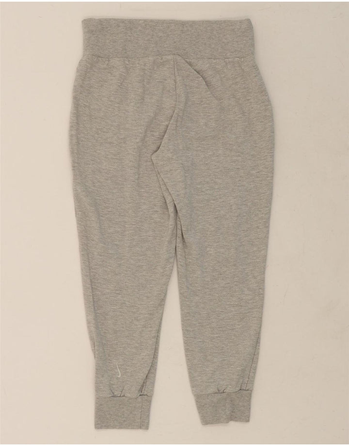 NIKE Womens Dri Fit Tracksuit Trousers Joggers UK 14 Medium Grey Rayon Vintage Nike and Second-Hand Nike from Messina Hembry 