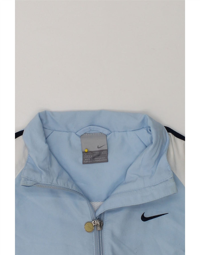 NIKE Boys Tracksuit Top Jacket 5-6 Years Medium Blue | Vintage Nike | Thrift | Second-Hand Nike | Used Clothing | Messina Hembry 