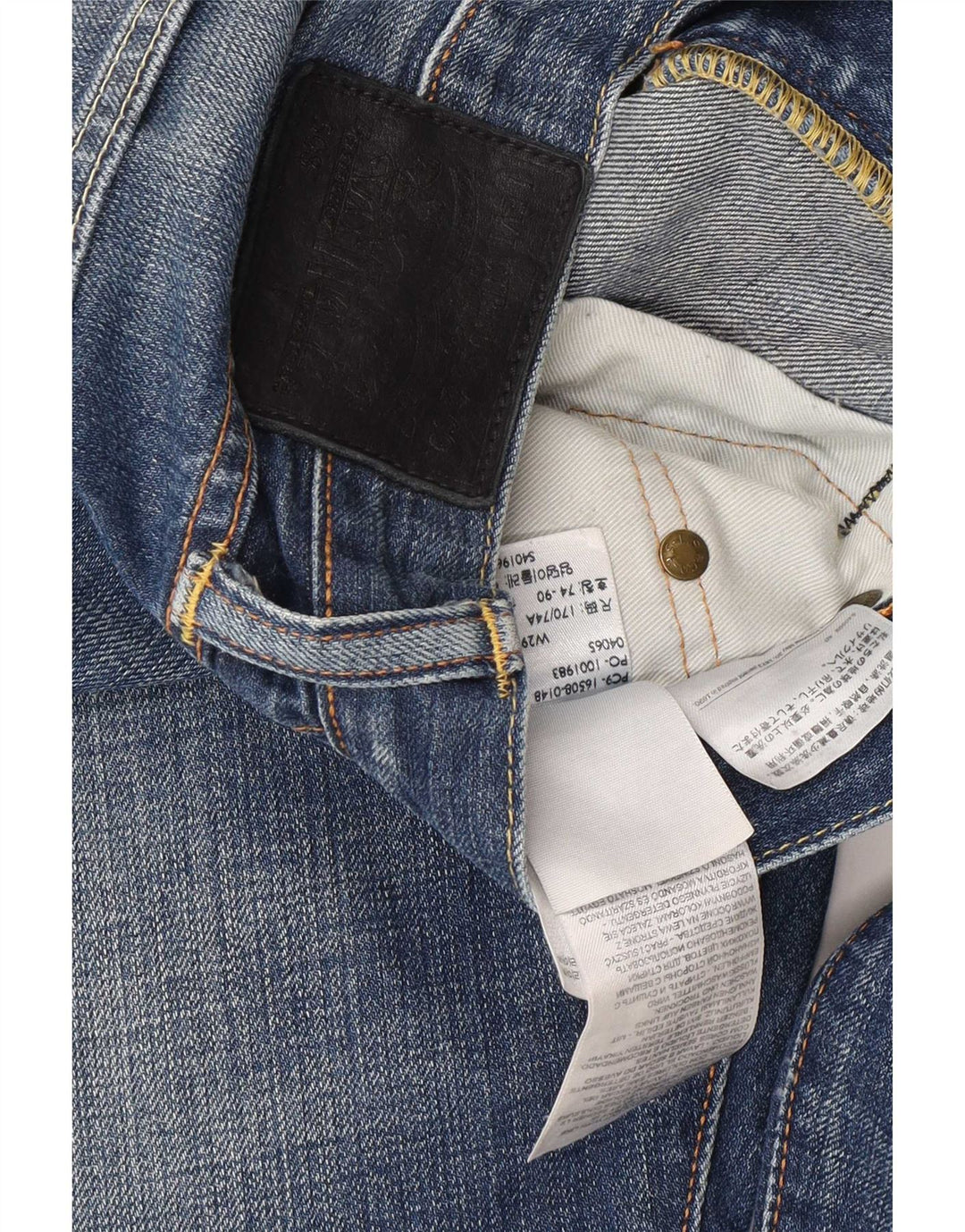 Levi's Mens 508 Regular Tapered Jeans W29 L32 Blue Cotton