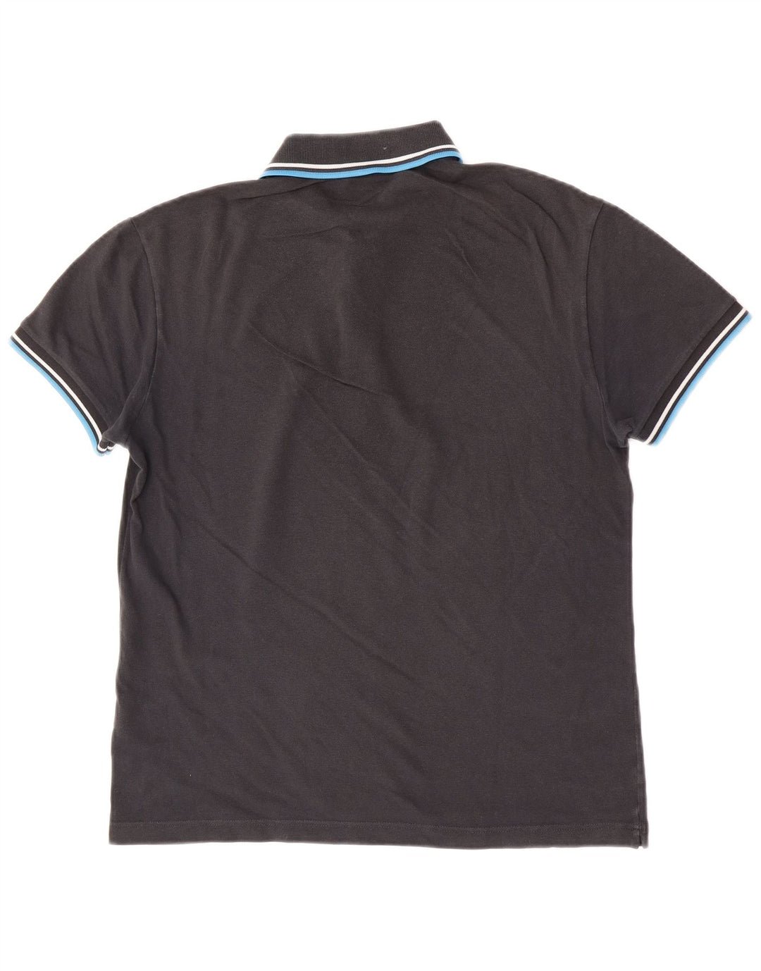 Fred Perry Mens Light and Stretch Polo Shirt Medium Black Striped Cotton