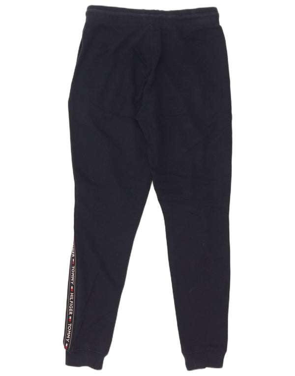 Tommy Hilfiger Mens Graphic Tracksuit Trousers Joggers Small Navy Blue