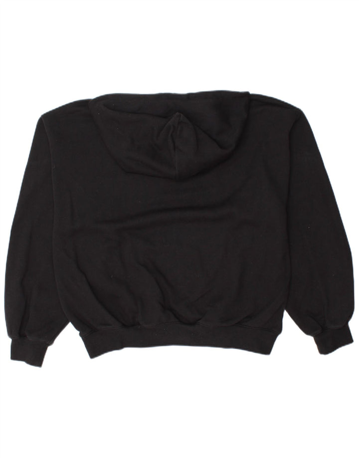 Champion Womens Hoodie Jumper UK 16 Large Black