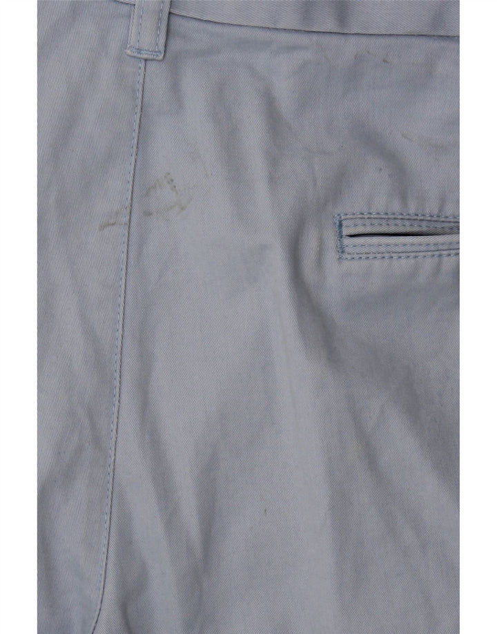 MARKS & SPENCER Mens Blue Harbour Chino Shorts W36 Large Blue Cotton