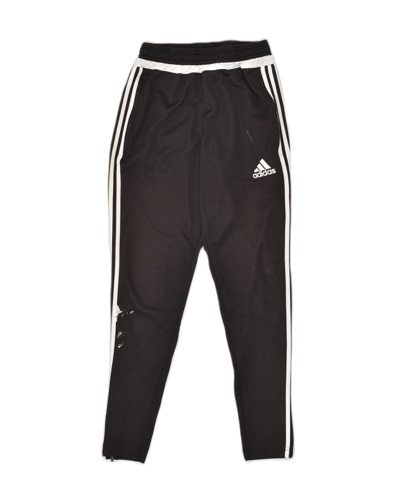 ADIDAS Mens Tracksuit Trousers Small Black Polyester | Vintage Adidas | Thrift | Second-Hand Adidas | Used Clothing | Messina Hembry 