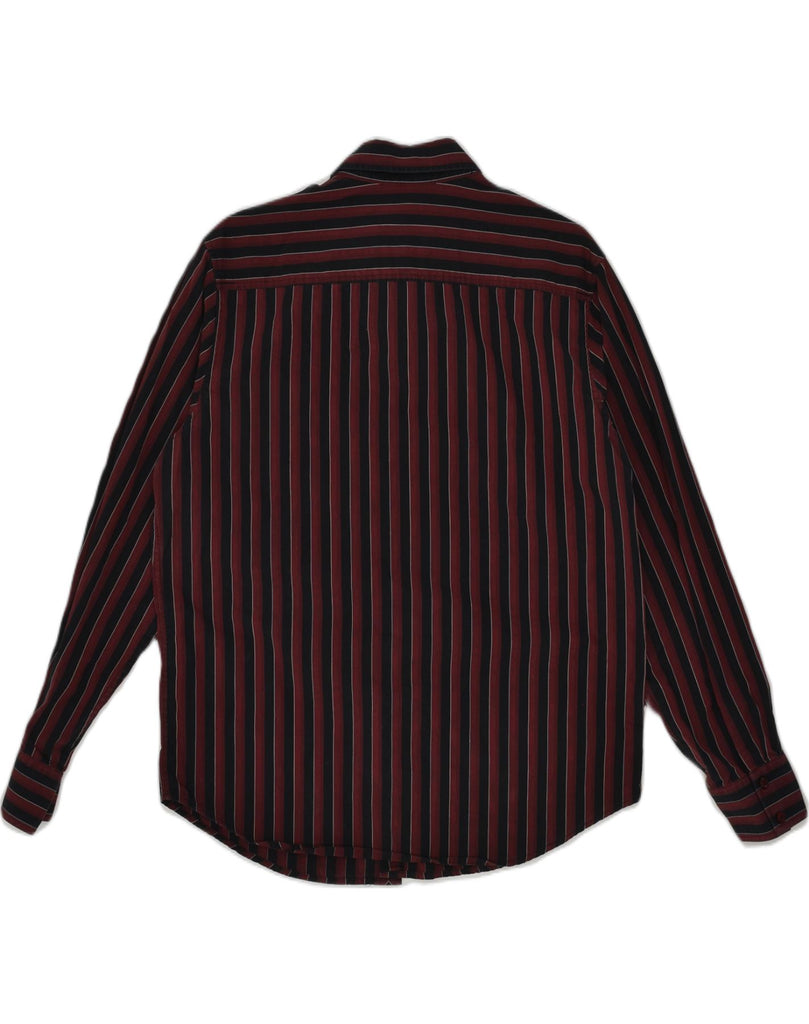 DKNY Mens Shirt Medium Brown Striped Cotton | Vintage Dkny | Thrift | Second-Hand Dkny | Used Clothing | Messina Hembry 