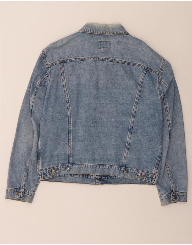 GAS Womens Denim Jacket UK 16  Large Blue Cotton Vintage Gas and Second-Hand Gas from Messina Hembry 