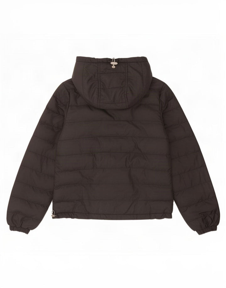 Levi's Womens Hooded Padded Jacket UK 6 XS Black Polyester