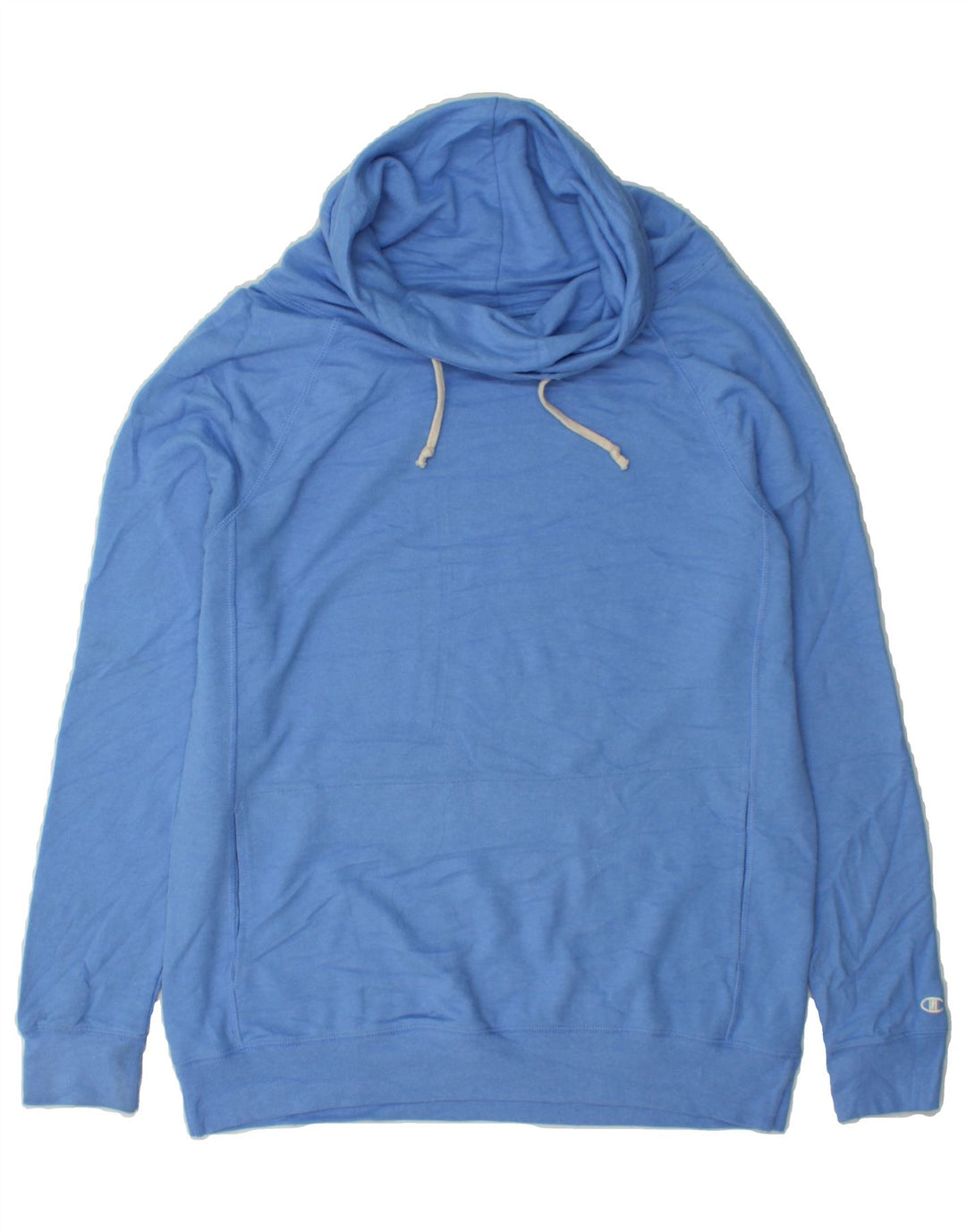 CHAMPION Womens Roll Neck Sweatshirt Jumper UK 16 Large Blue Cotton Vintage Champion and Second-Hand Champion from Messina Hembry 