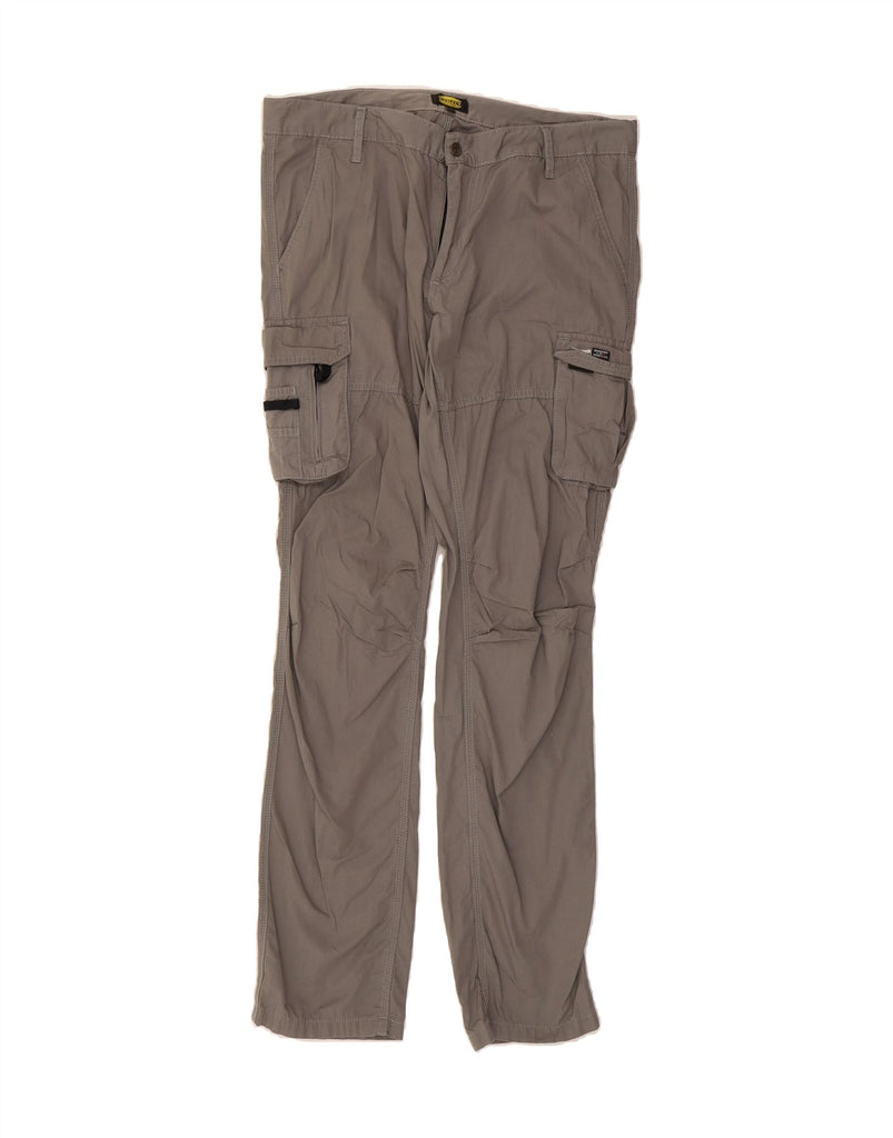 DIADORA Mens Straight Cargo Trousers XL W38 L35 Grey Cotton Vintage Diadora and Second-Hand Diadora from Messina Hembry 