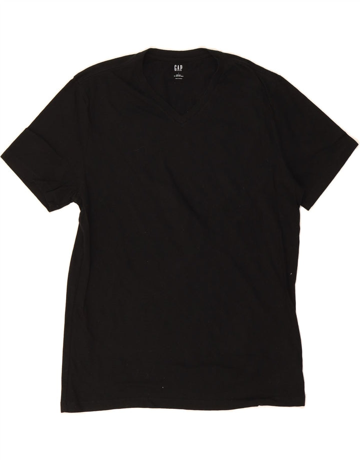 GAP Mens T-Shirt Top Large Black Cotton Vintage Gap and Second-Hand Gap from Messina Hembry 