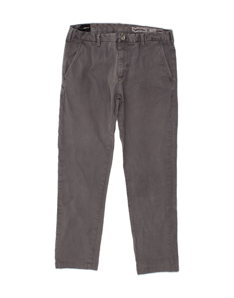 GAS Mens Slim Chino Trousers W33 L28 Grey | Vintage Gas | Thrift | Second-Hand Gas | Used Clothing | Messina Hembry 
