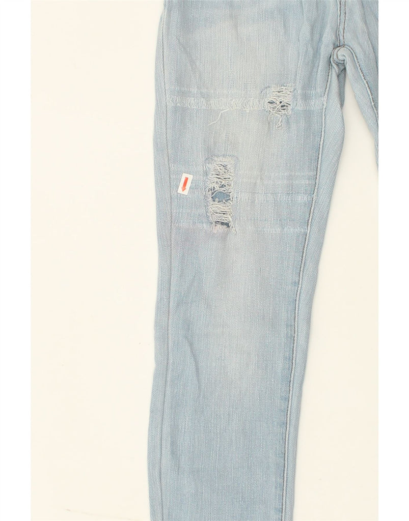 DKNY Girls Distressed Slim Jeans 9-10 Years W26 L25  Blue Cotton | Vintage Dkny | Thrift | Second-Hand Dkny | Used Clothing | Messina Hembry 
