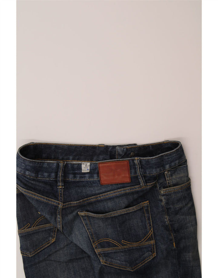 JACK & JONES Mens Ron Slim Jeans W30 L30 Navy Blue Cotton Vintage Jack & Jones and Second-Hand Jack & Jones from Messina Hembry 
