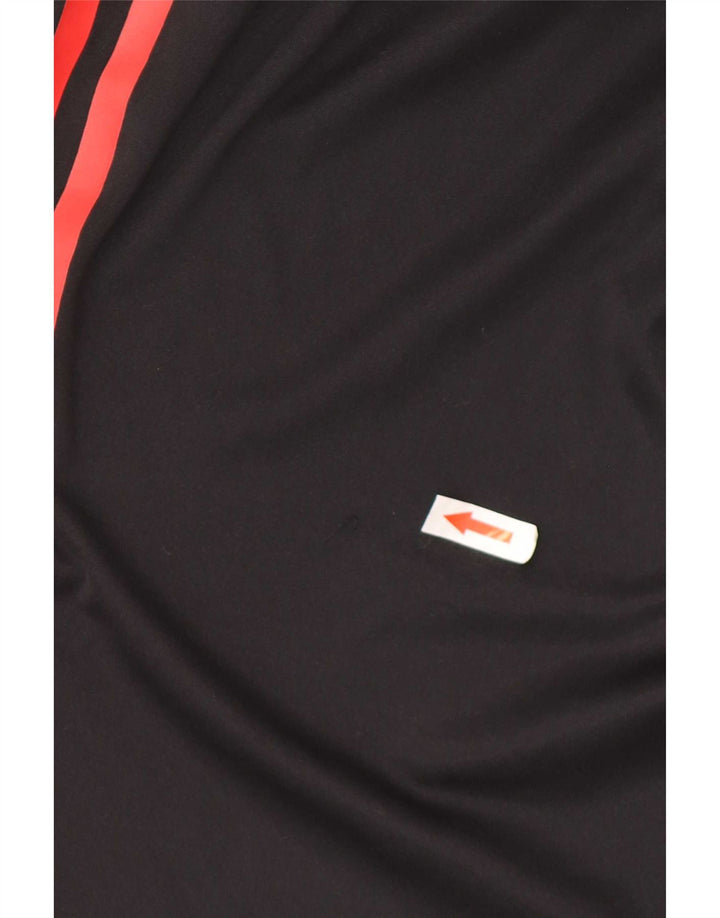 Adidas Mens AC Milan Sport Shorts Small Black Polyester